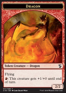 Dragon Token (Red 2/2)