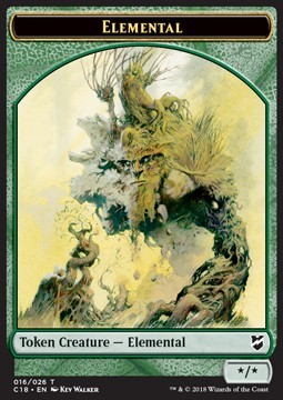 Elemental Token (Green */*)