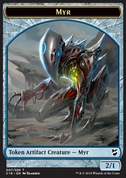 Myr Token (Blue Artifact 2/1)