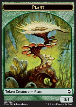 Plant Token (Green 0/1)