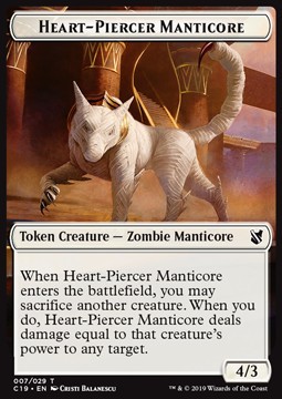 Heart-Piercer Manticore Token