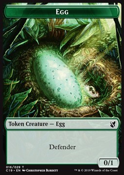 Egg Token (Green 0/1)