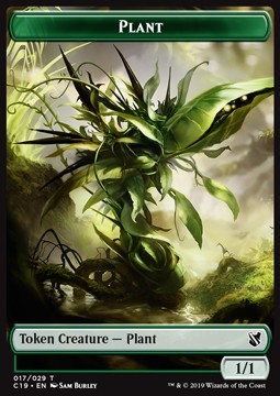 Plant Token (Green 1/1)