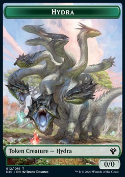 Hydra Token (G 0/0) // Beast Token (G 3/3)