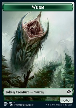 Wurm Token (G 6/6) // Kraken Token (U 8/8)