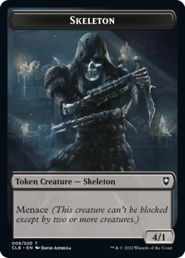 Skeleton Token (B 4/1 Menace)