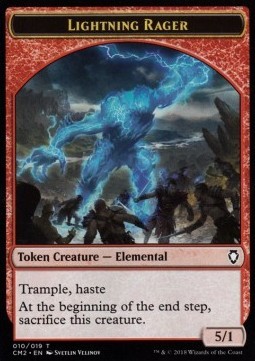 Lightning Rager Token (Red 5/1)