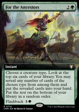 For the Ancestors (V.2)