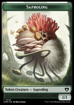 Saproling Token (Green 1/1)
