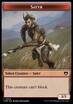 Satyr Token (Red 1/1)