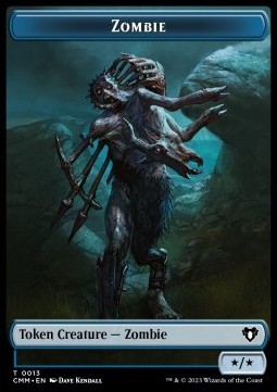Zombie Token (Blue */*)