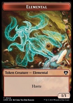 Elemental Token (Red 1/1 Haste)