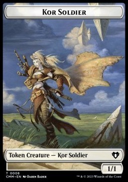 Kor Soldier Token (White 1/1)