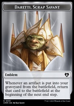 Daretti, Scrap Savant Emblem