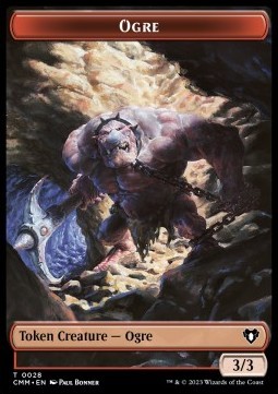 Ogre Token (Red 3/3)