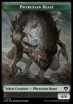 Phyrexian Beast Token (Green 4/4)