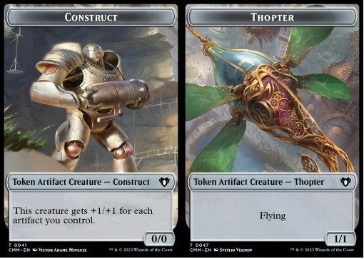 Construct Token (A 0/0) // Thopter Token (A 1/1)