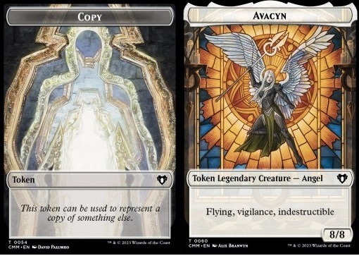 Copy Token // Avacyn Token (W 8/8)