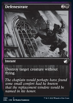 Defenestrate
