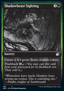 Shadowbeast Sighting