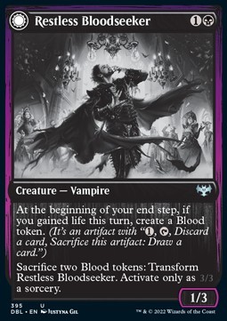 Restless Bloodseeker // Bloodsoaked Reveler