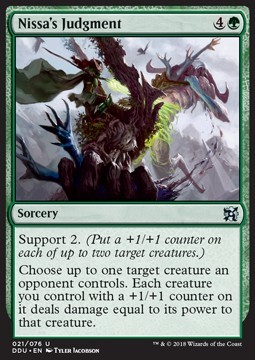 Nissa's Judgment