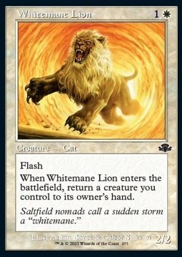 Whitemane Lion