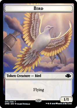 Bird Token (W 1/1 Flying)