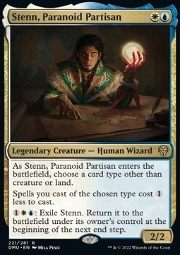 Stenn, Paranoid Partisan