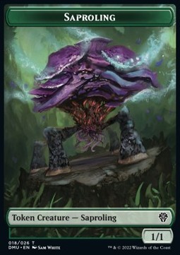 Saproling Token (Green 1/1)