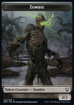 Zombie Token( Black 2/2)