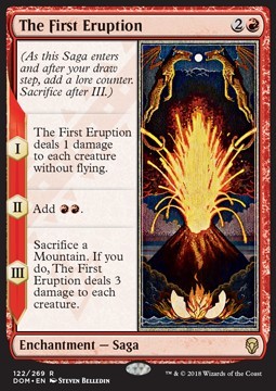 The First Eruption