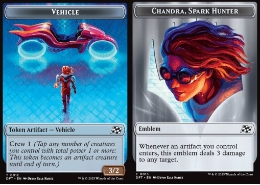 Vehicle Token (A 3/2) // Chandra, Spark Hunter Emblem