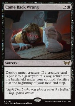 Come Back Wrong (V.1)