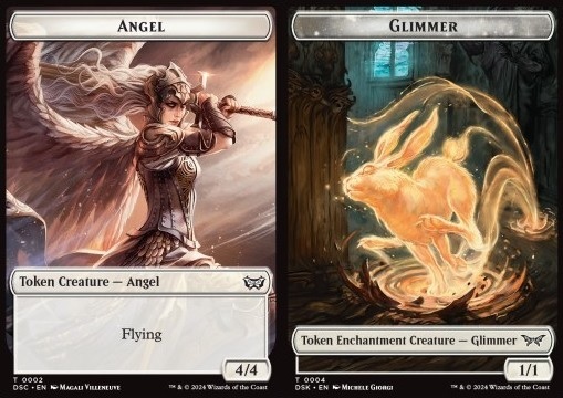 Angel Token (W 4/4) // Glimmer Token (W 1/1)
