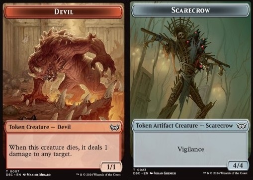 Devil Token (R 1/1) // Scarecrow Token (A 4/4)