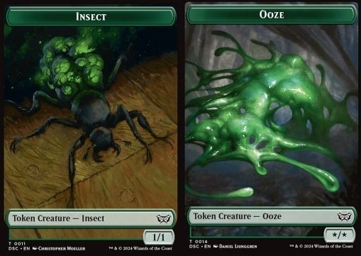 Insect Token (G 1/1) // Ooze Token (G */*)