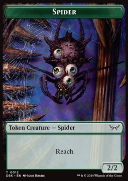 Spider Token (Green 2/2)