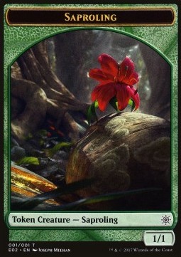 Saproling Token (G 1/1) // Treasure Token (Version 2)