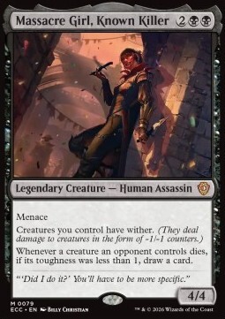 Massacre Girl, Known Killer