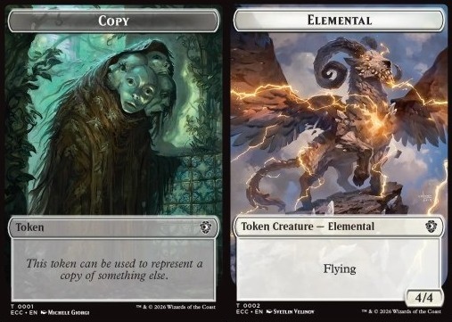 Copy Token // Elemental Token (W 4/4)