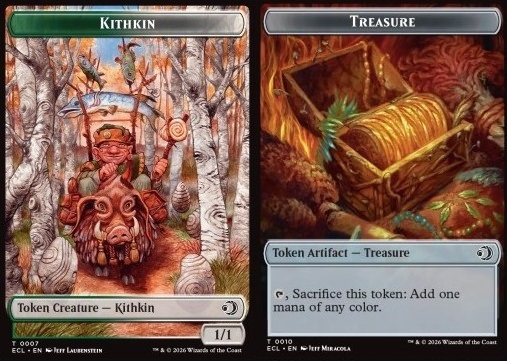 Kithkin Token (GW 1/1) // Treasure Token