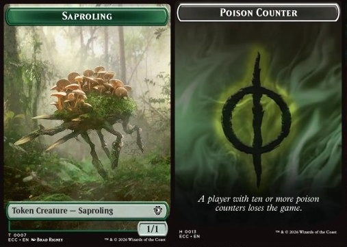 Saproling Token (G 1/1) // Poison Counter