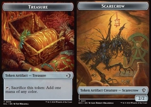 Treasure Token // Scarecrow Token (A 2/2)