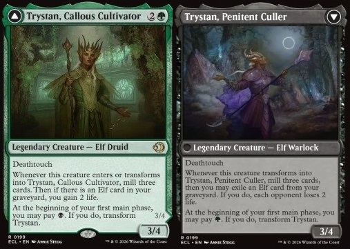 Trystan, Callous Cultivator // Trystan, Penitent Culler
