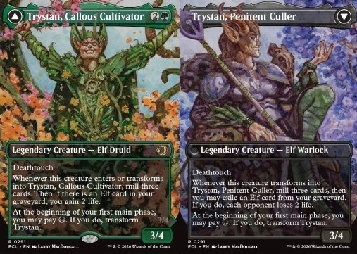 Trystan, Callous Cultivator // Trystan, Penitent Culler