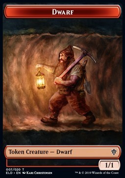 Dwarf Token (Red 1/1)