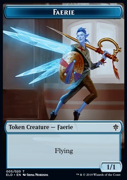 Faerie Token (Blue 1/1)