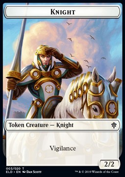 Knight Token (White 2/2 Vigilance)