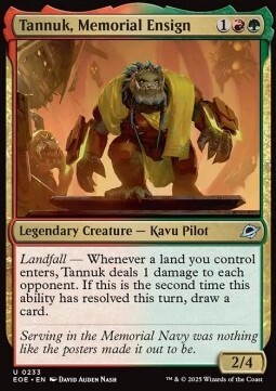 Tannuk, Memorial Ensign